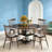 Rustic Kitchen Table,Wood Round Dining Table,Coffee Table