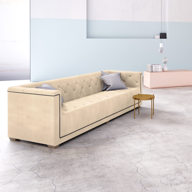Hudson Sofa, Weathered, Vintage Leather Alabaster