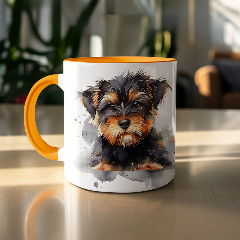Mug, Orange, 4