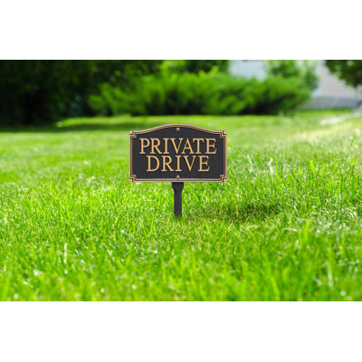 Private Drive Garden Sign