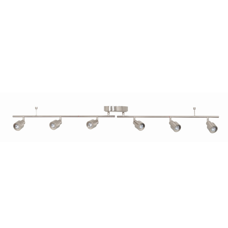 Chappelle Satin Nickel LED Fixed Rail Track Light