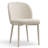 5-Piece Oval Faux Marble Dining Table Set With 4 Upholstered Dining Chairs, Modern Pedestal Kitchen Table Set For 4-1518352040