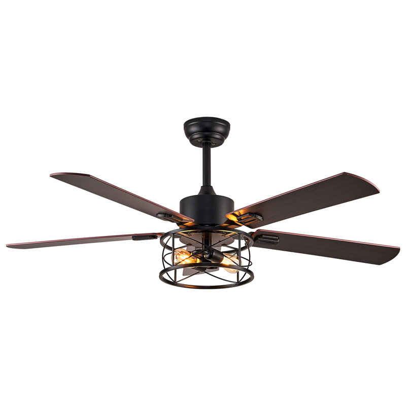 Aarshiya 52'' Ceiling Fan with LED Lights