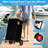 50 Gal Fuel Caddy with Manual Pump - Heavy Duty Portable Gas & Diesel Transfer Tank on Wheels, Spill-Proof Fuel Container for Boat, Truck, ATV & Farm, Black-744186220-744186222
