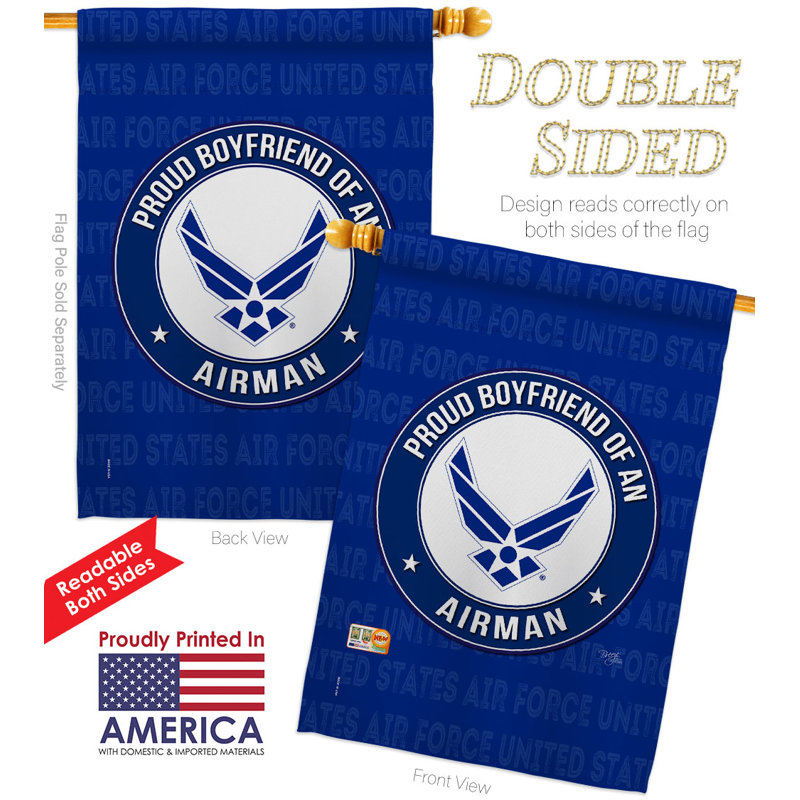 Double Sided 40'' H x 28'' W Polyester House Flag