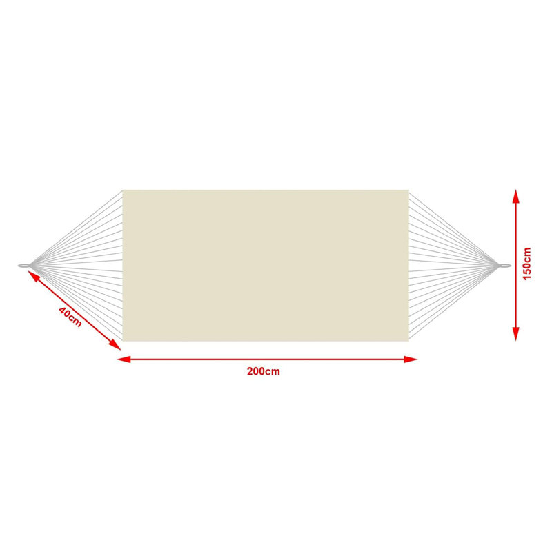 Elegant Tassel Double Hammock - Indoor/Outdoor Comfort