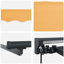 VidaXL Polyester Cover Retractable Patio Awning-130830660-130830661-130830669