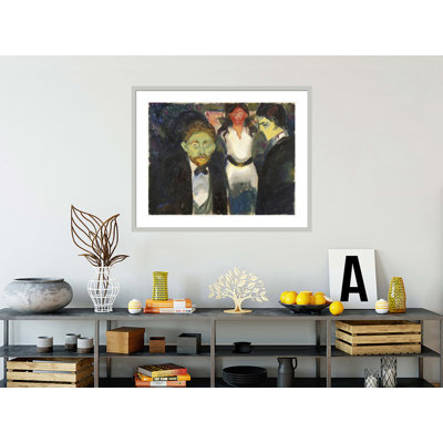 «Jealousy» par Edvard Munch - impression giclée encadrée