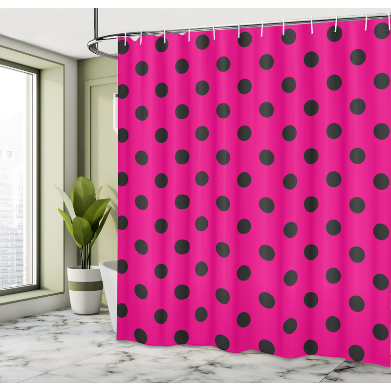 Ensemble de rideau de douche + crochets, H 70 po x l 69 po