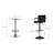 Aishvi 2 - Person Pedestal Dining Set-50767226-50767224