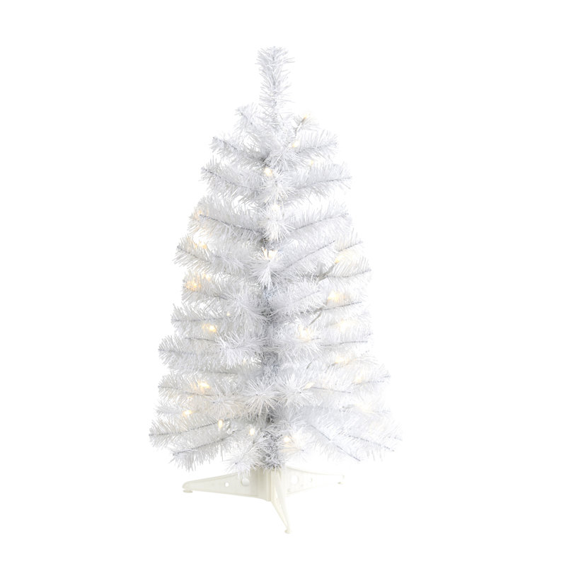 24' H Lighted Artificial Christmas Tree