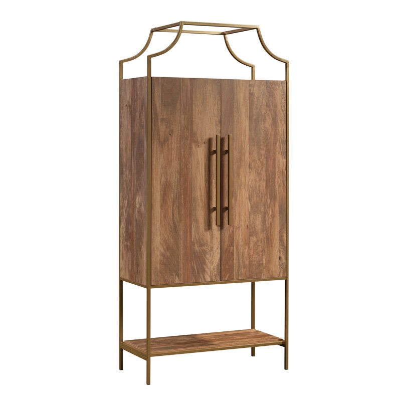 Storage Cabinet, Brown finish
