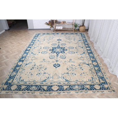 Vintage Turkish Rug in Warm Earth Tones Adding an Authentic Old World Charm to Your Space