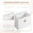 Lydianna 28'' Wall Mounted Single Bathroom Vanity with Ceramic Top-1220955350