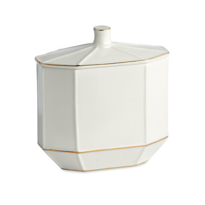 Iola Porcelain China Bathroom Storage Container