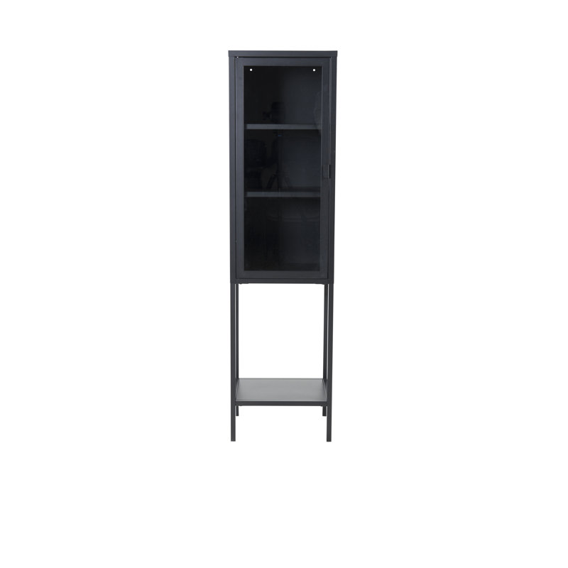 Dirit 150cm H x 40.5cm W Standard Bookcase, Black