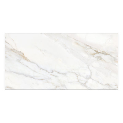 Mikano 24" x 48" Calacatta Gold Polished Porcelain Tile