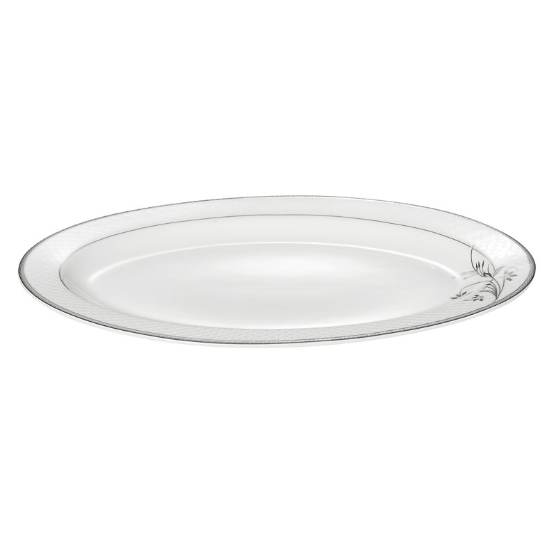 Plateau de service en porcelaine tendre 14 po Lorren Home Trends Viola