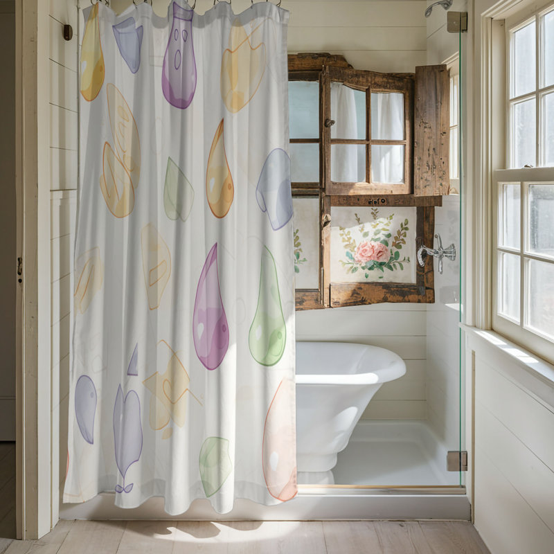 Rideaux de douche Soft Shades, L 71 po x L 74 po