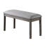 Banc rembourré avec siège 1pc