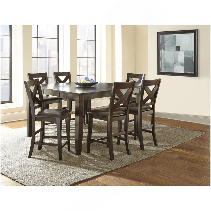 Crosspointe - Table de comptoir - Brun