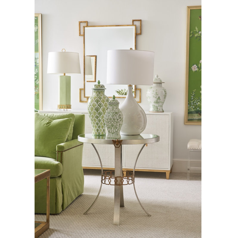 Underhill Table Lamp, Gray Glaze