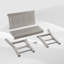 Banc de jardin extérieur en plastique pour 2 personnes 2 personnes-47453398