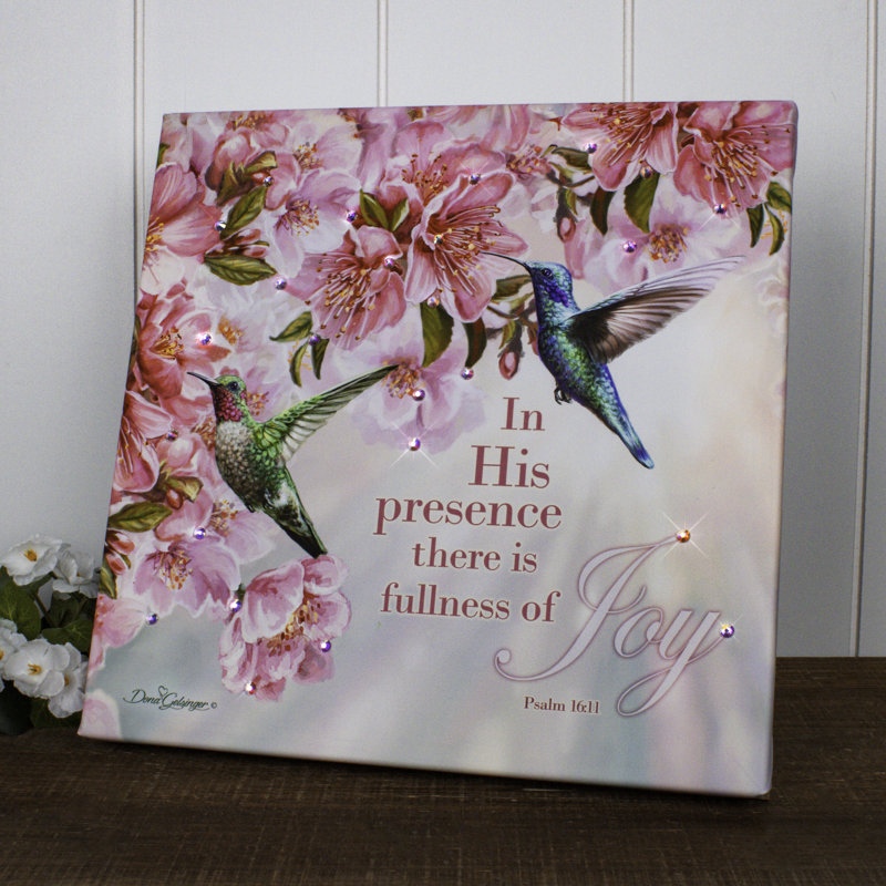 Imprimé colibri Joy Pizazz avec cristaux éblouissants