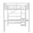 Metal Loft Bed with Desk & USB,LED lights-1742480366-1742480367