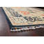 Tapis beige / orange en laine noué à la main de conception unique 8 pi x 9 pi 8 po New Age