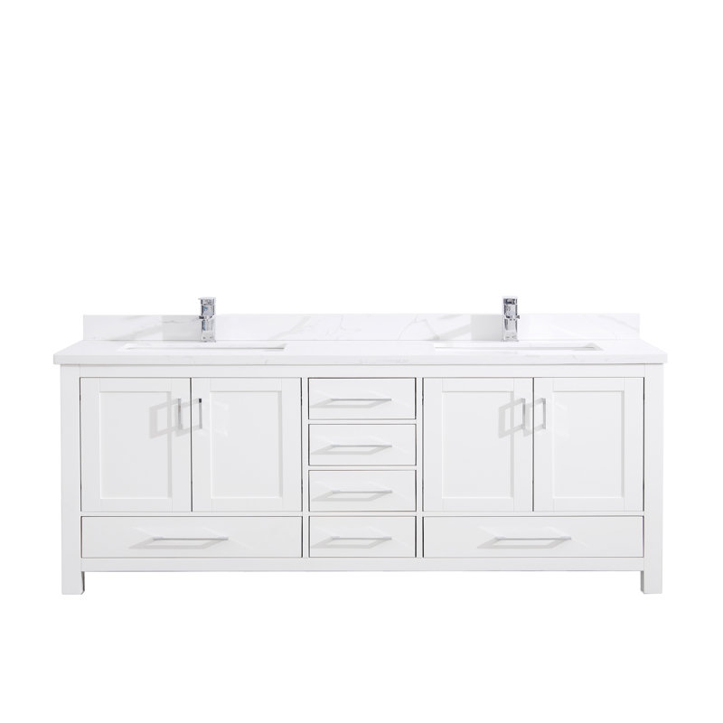 Ensemble de meuble-lavabo autoportant 72 po GEF Willow Beverley