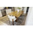 Modern PU Leather Upholstered Side Dining Chair with Curved Back & Solid Wood Legs-1458796861
