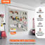 Panneaux de mur à lattes VEVOR, panneaux de garage gris 4 pi x 8 pi-1192236806