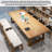 Simple rectangular solid wood conference table-975589813