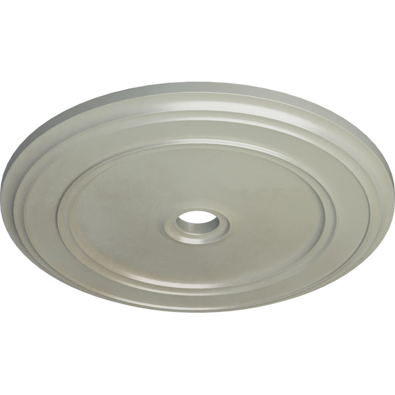 Médaillon de plafond classique Endurathane, diamètre extérieur de 41 1/8 po x P 4 po x P 2 1/8 po (convient aux auvents jusqu'à 5 1/2 po), fini cuivre peint à la main