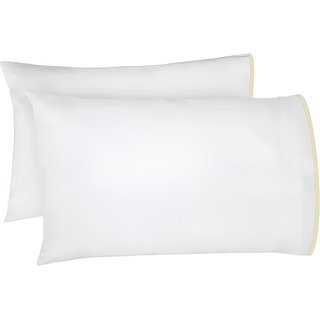 400TC Embroidery Cotton Sateen 4 Piece Sheet Set Fitted Sheet Fits Upto 16" Deep Pocket, Twin XL Sheet Set, Ivory Border