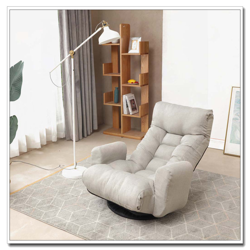 Chaise longue rembourrée réglable
