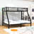 Metal Bunk Bed With Slats-524920220-524920223