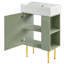 Meuble-lavabo 21,6 po avec lavabo en céramique-312684886