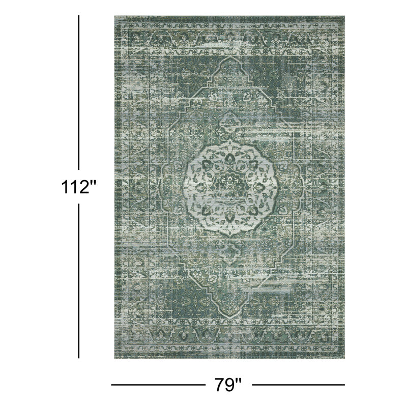 Corsica Oriental Indoor / Outdoor Rug, Rectangle 6'7" x 9'4"
