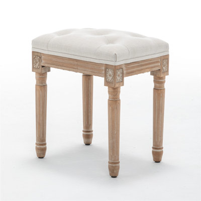 Solid Wood Accent Stool