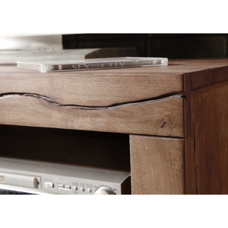 Montreux Unfinished TV Stand for TVs up to 50, Tobacco brown