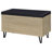 Clackamas White Oak 2-Door Storage Bench-2091442533