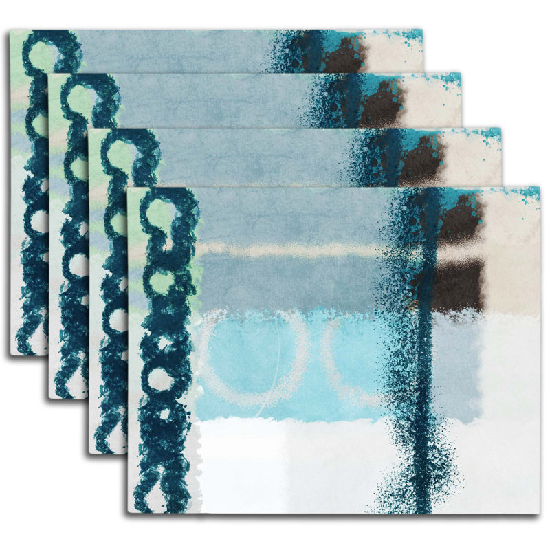 Napperon abstrait en polyester