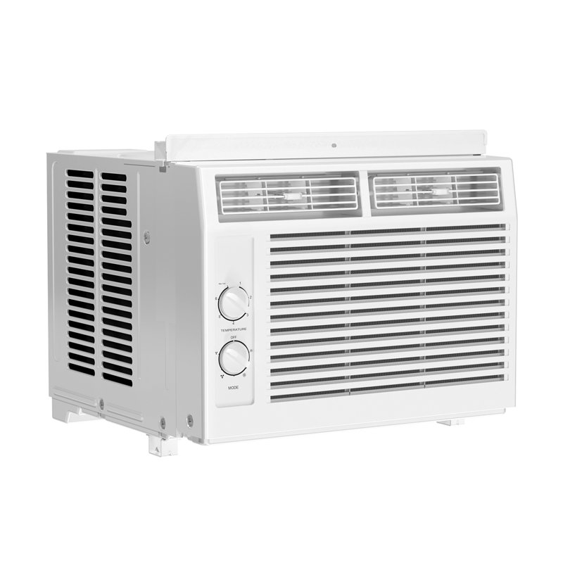 Climatiseur de fenêtre connecté 5 000 BTU avec bouton mécanique, DOE, UL / CSA