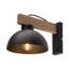 Lorenza 1-Light Dimmable Black Armed Sconce