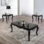 1 table de bout carrée de style traditionnel avec pieds incurvés en bois massif