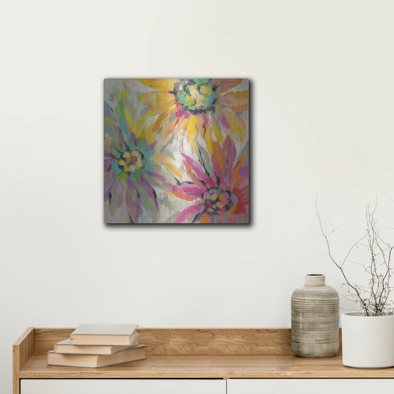 «Abstracted Petals I» par Silvia Vassileva, H 12 po x l 12 po