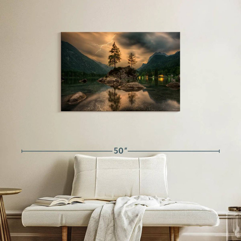 Alvord Magical Lakeside Mountain, H 24 po x l 36 po