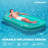 Swimline Original Inflatable Suntan Tub Lounge Float with Adjustable Shade, Mint